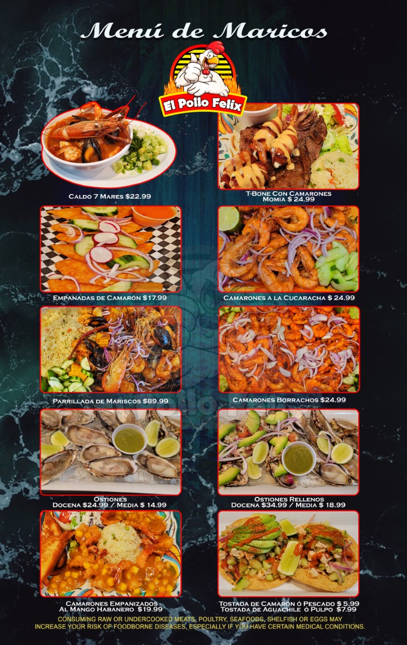 seafood menu 2